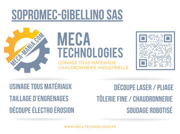 usinage tous meteaux, deocupe laser,pliage, taillage, soudage robotisé